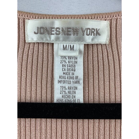 Women's Jones New York Pink Tank & Cardigan Set Size M - Picture 10 of 12